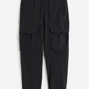 H&M Men's Slim Fit Nylon Cargo Joggers